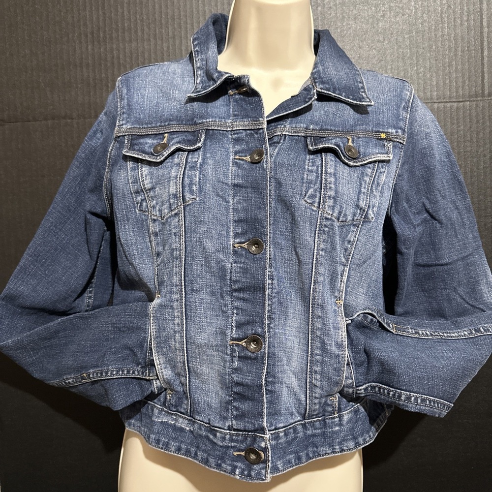 Lucky Brand Blue Jean Jacket Women's Medium - Picture 2 of 12